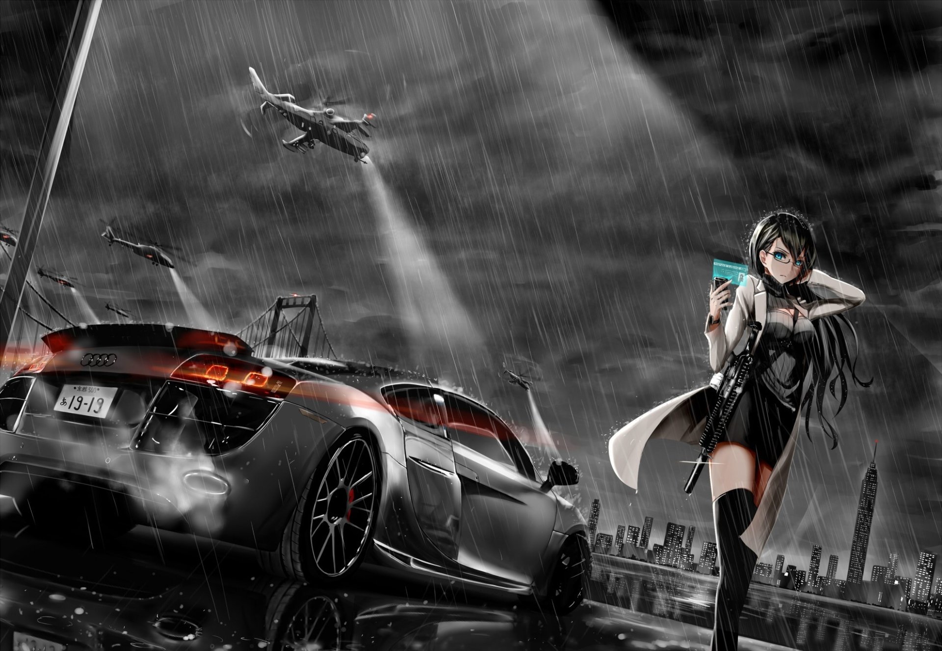 Anime Car HD Wallpaper and Background