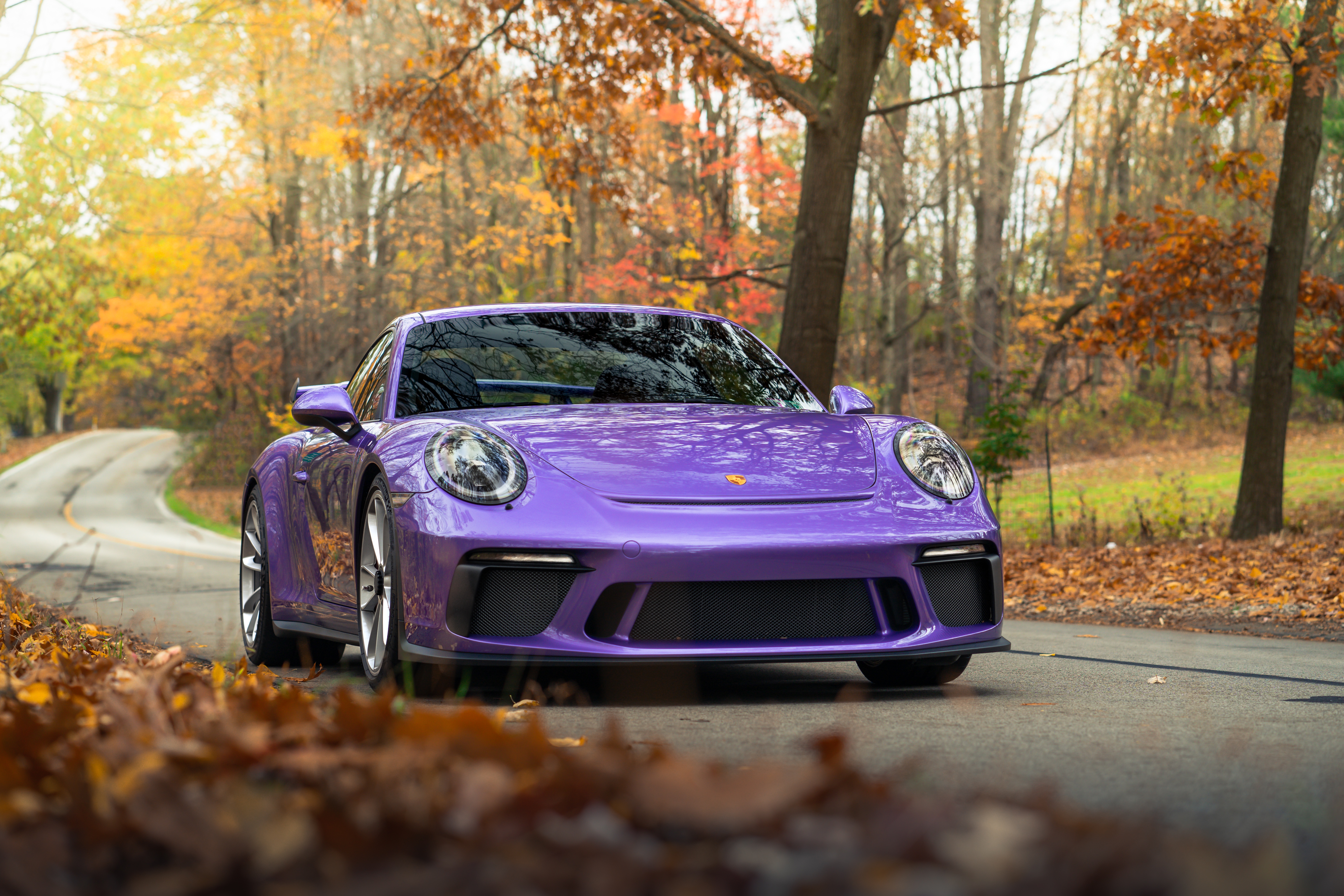 Purple Car HD Wallpaper and Background