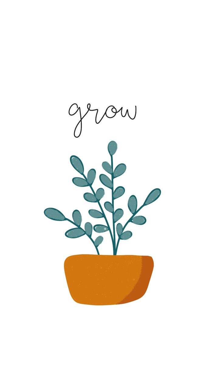 Minimalist “grow” Wallpaper