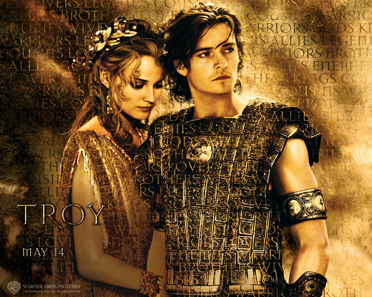 Helena & Paris of Troy Wallpaper