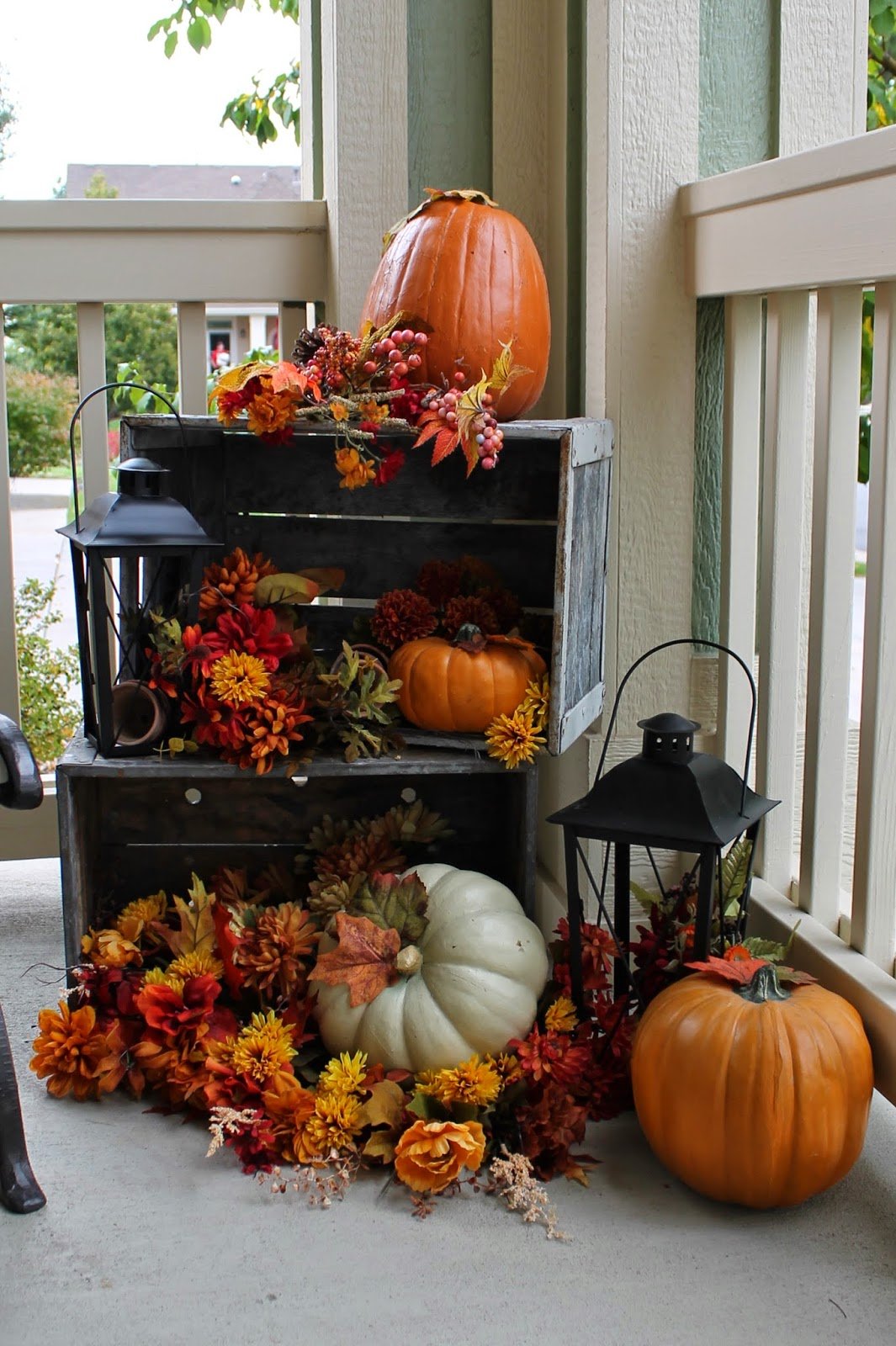 Pretty Autumn Porch Décor Ideas