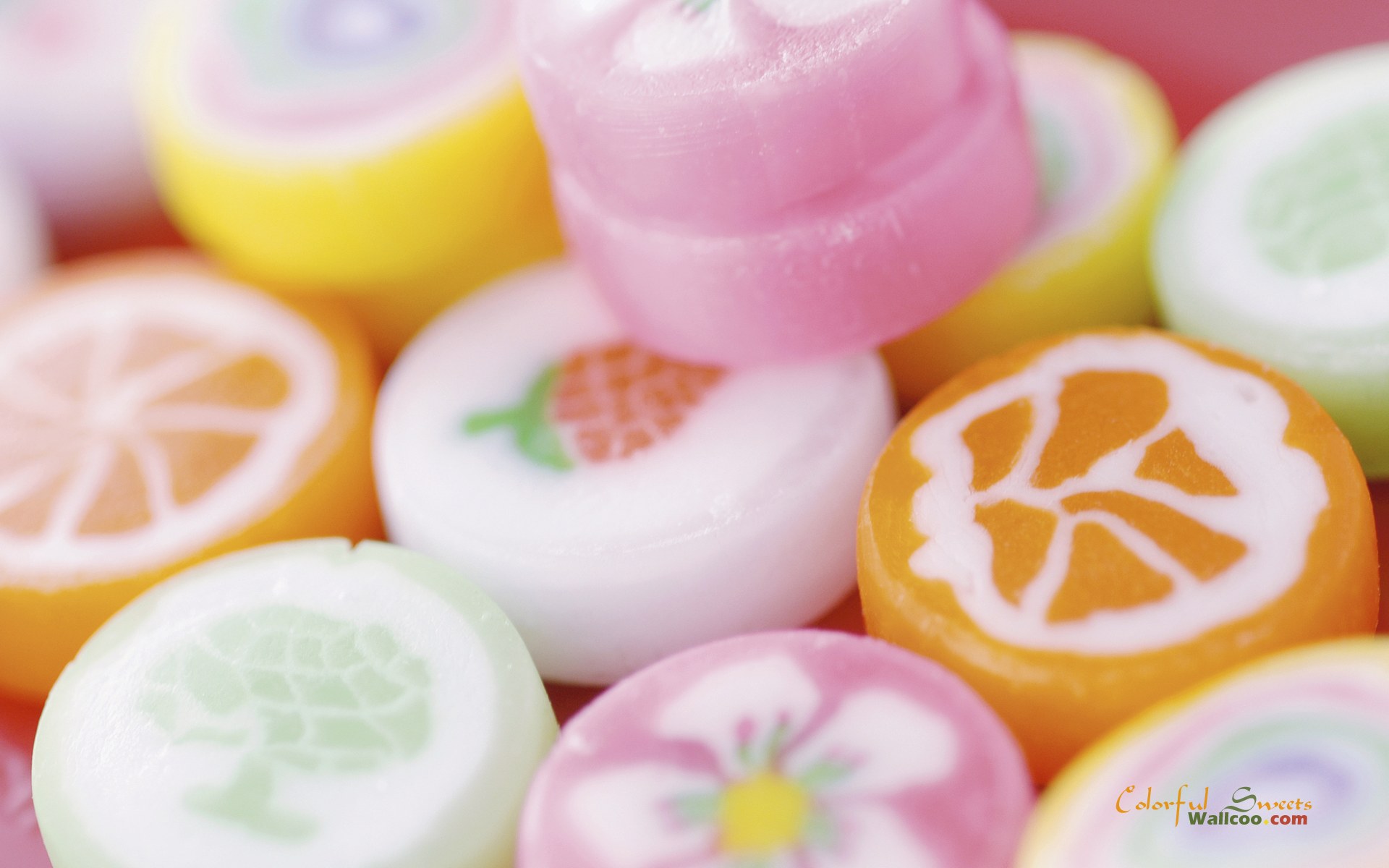 Colorful Sweets and Candies, Romantic Sweet Candy 1920x1200 NO.26 Desktop Wallpaper
