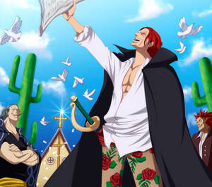 Download Shanks With The Gang Wallpaper