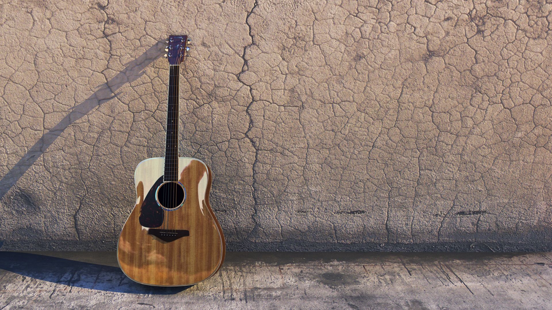 Acoustic Guitar HD Wallpaper