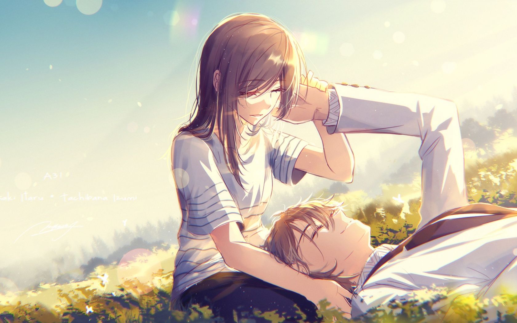 Anime Couple HD Desktop Wallpaper Free Anime Couple HD Desktop Background