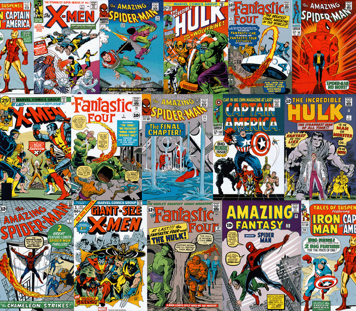 DC Comic Book Covers Wallpaper