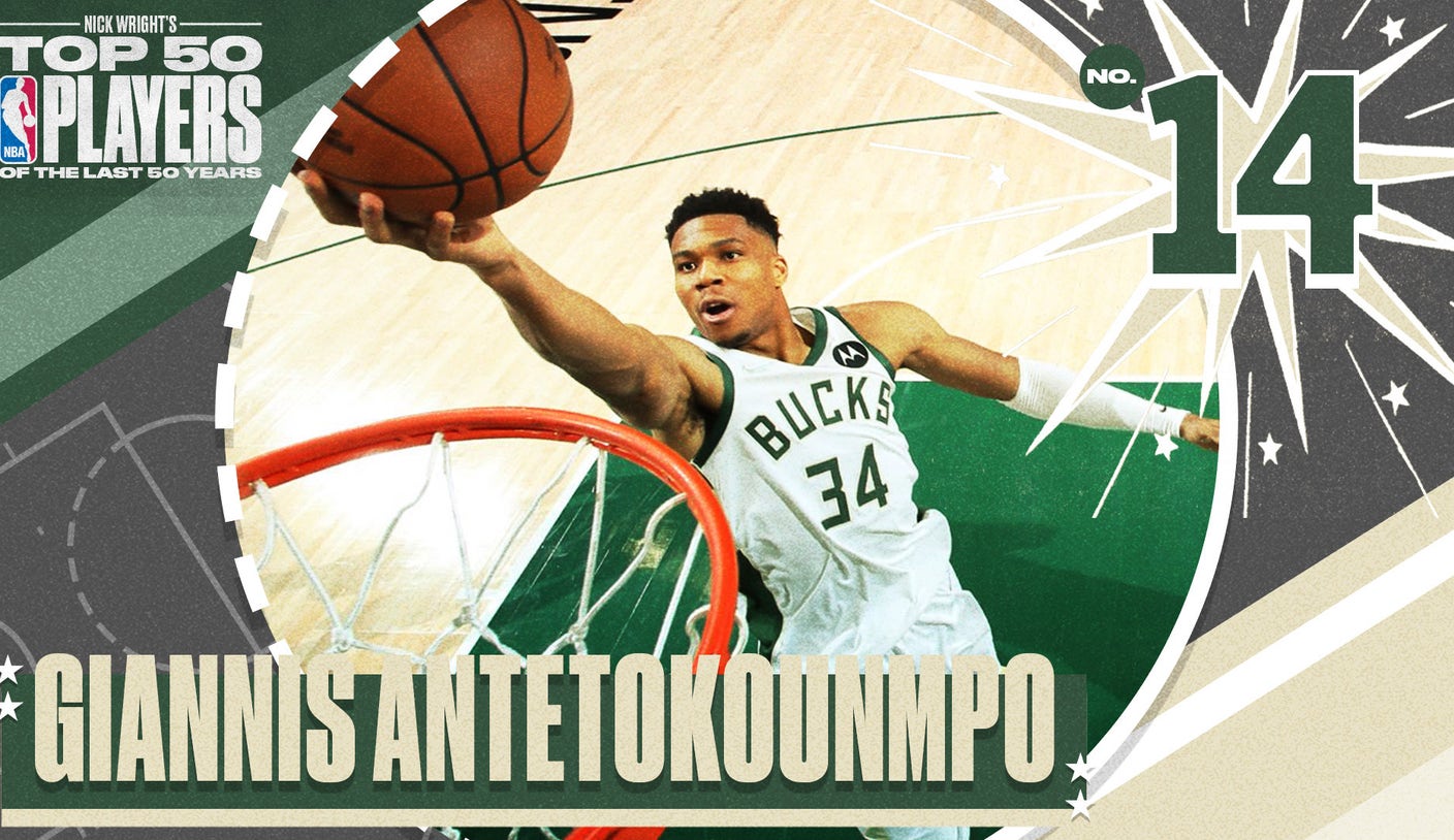 NBA players from last 50 years: Antetokounmpo ranks No. 14