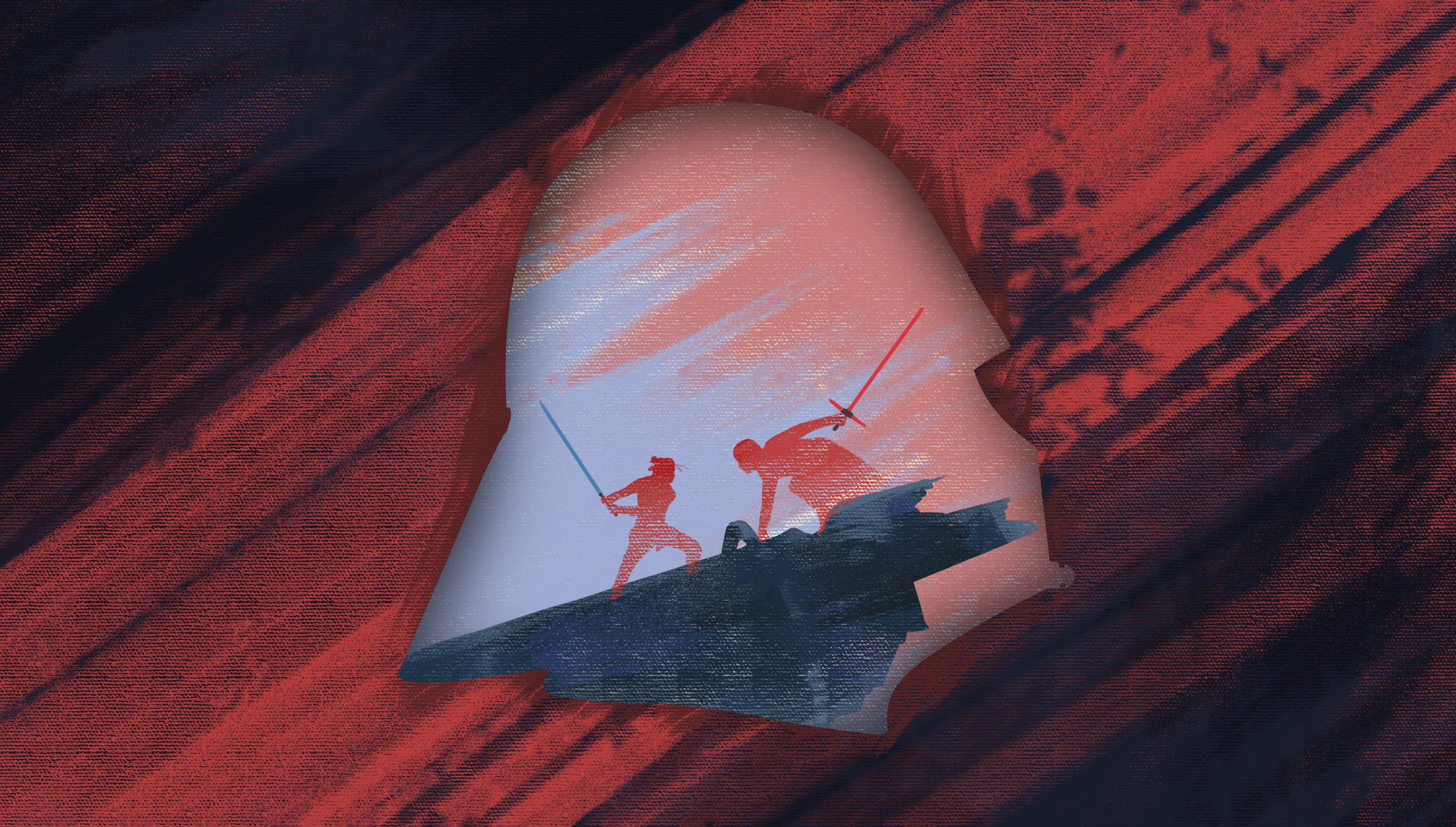 A Minimalist Star Wars I Made HD wallpaper