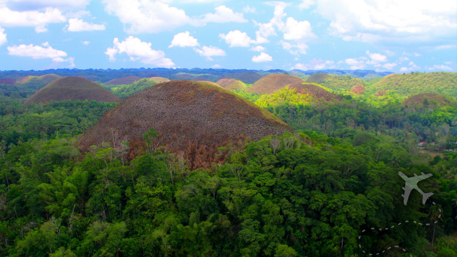 The Chocolate Hills are a strange geologic formation on Bohol Island