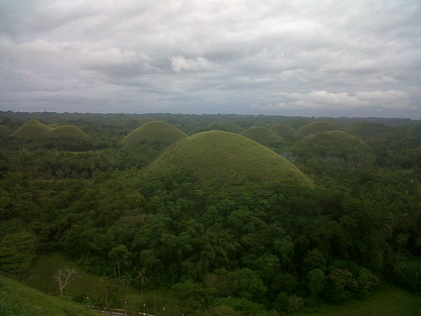 Chocolate Hills, Bohol, Philippines. Chocolate hills, Bohol, Farmland