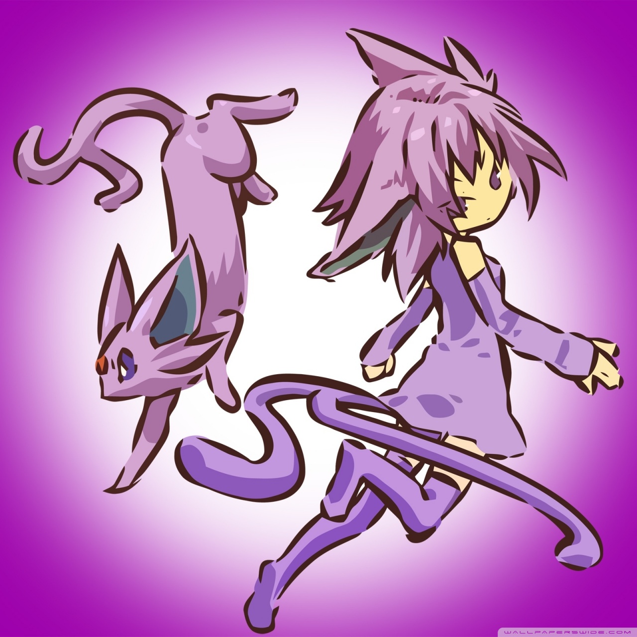 Espeon Pokemon Ultra HD Desktop Background Wallpaper for