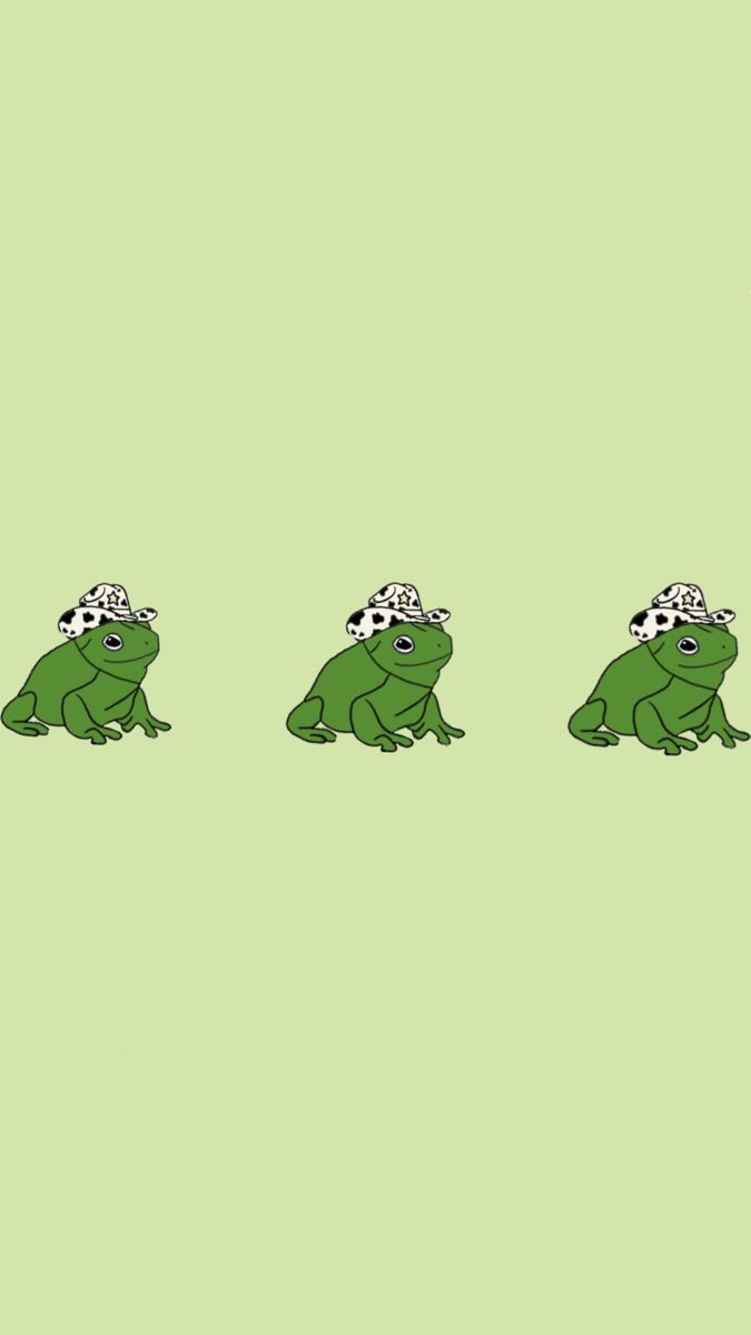 frog aesthetic wallpaper. Frog wallpaper, Cute simple wallpaper, Mushroom background