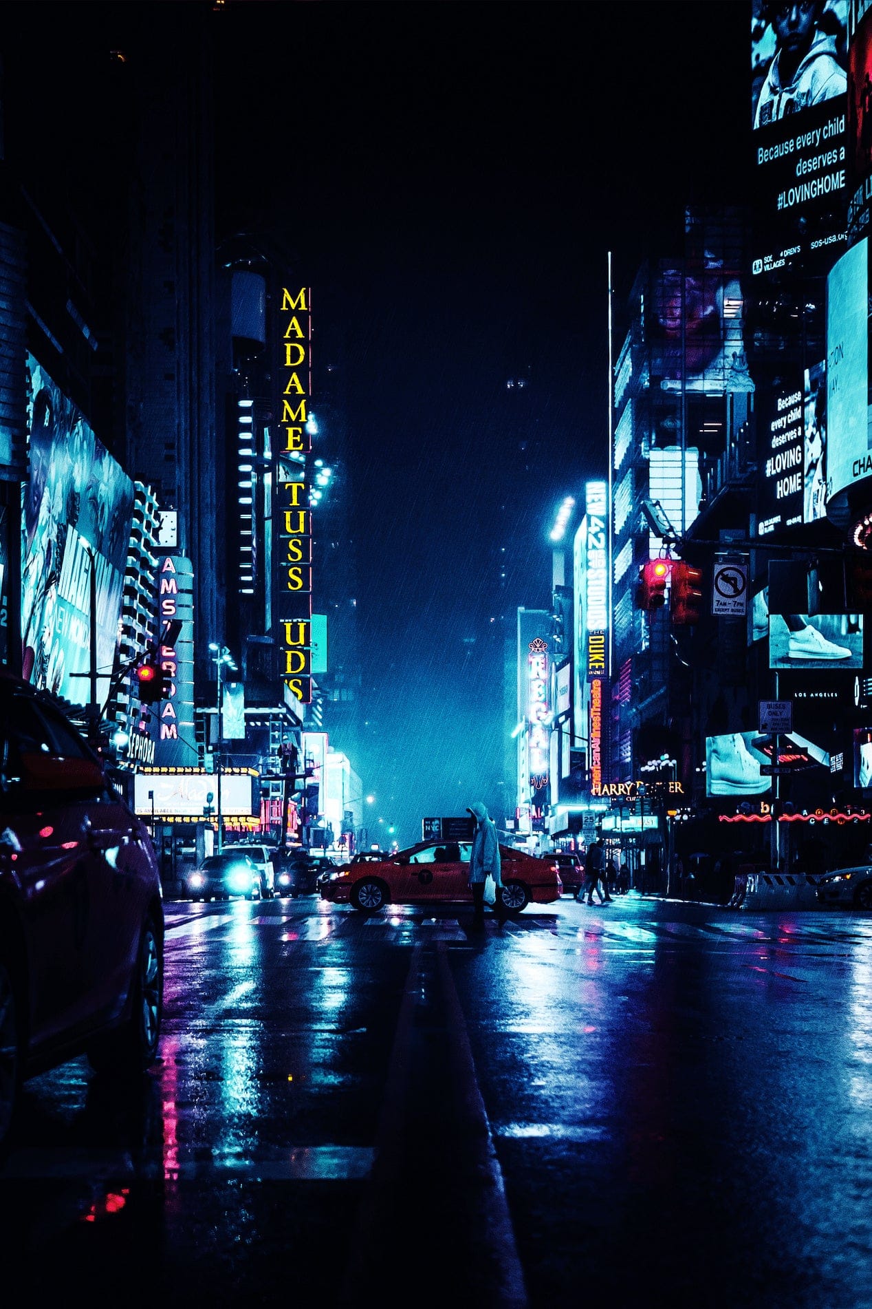 NYC 'Night Vibes' Poster by Jani Graphics ┃ Limited Fire
