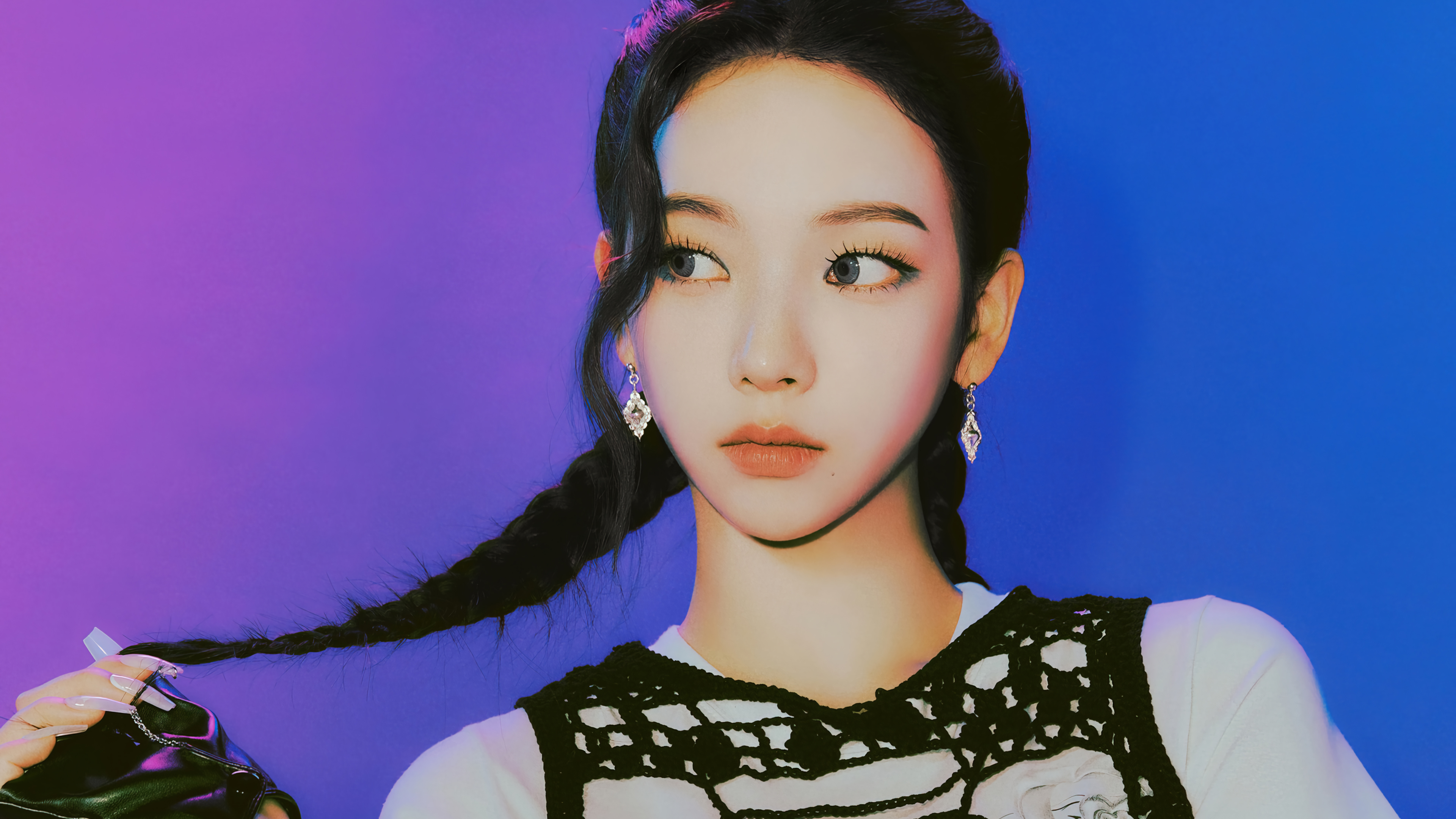 Karina from Aespa Life's too short Wallpaper 4k for Desktop