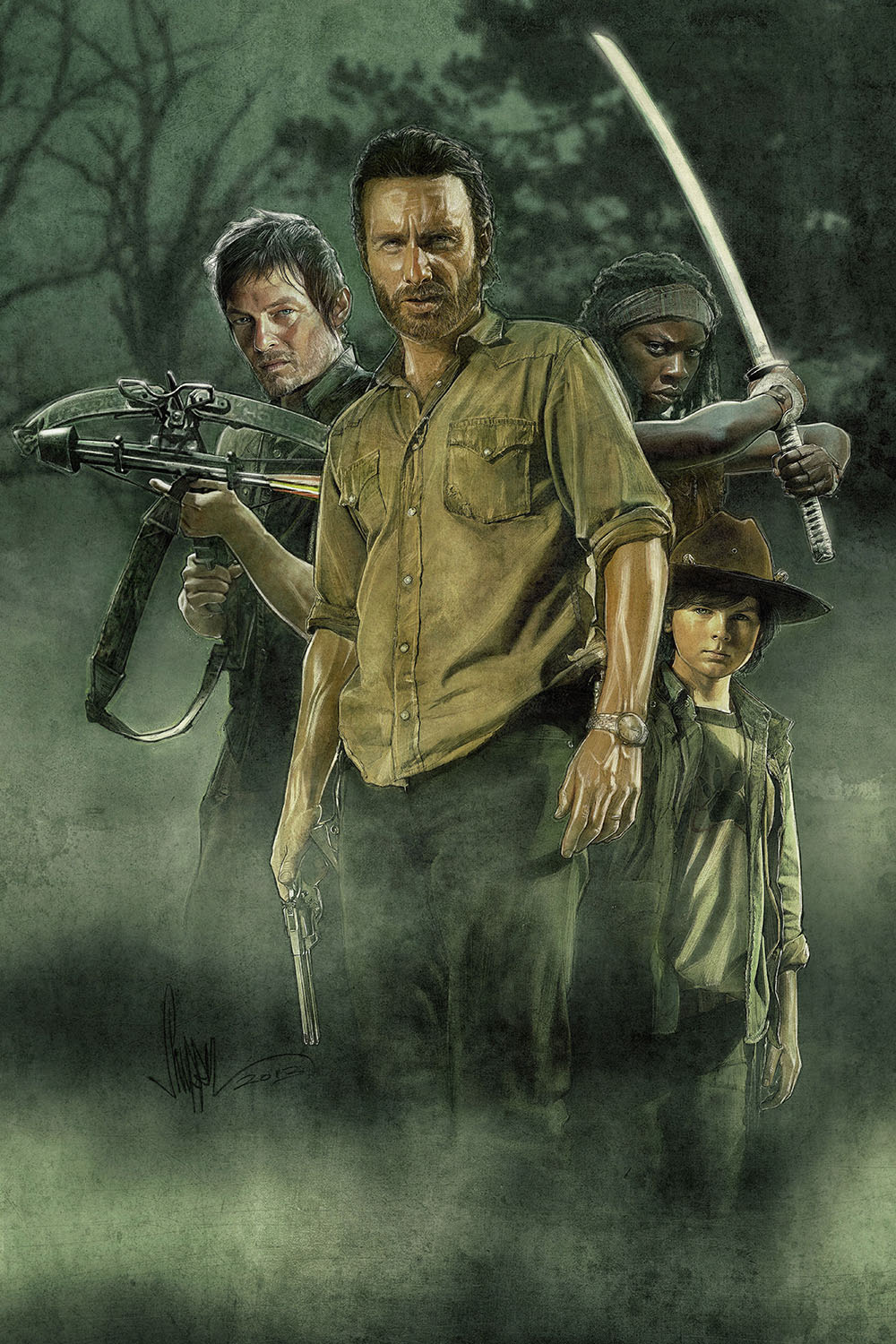 Official AMC 'The Walking Dead' Art Print