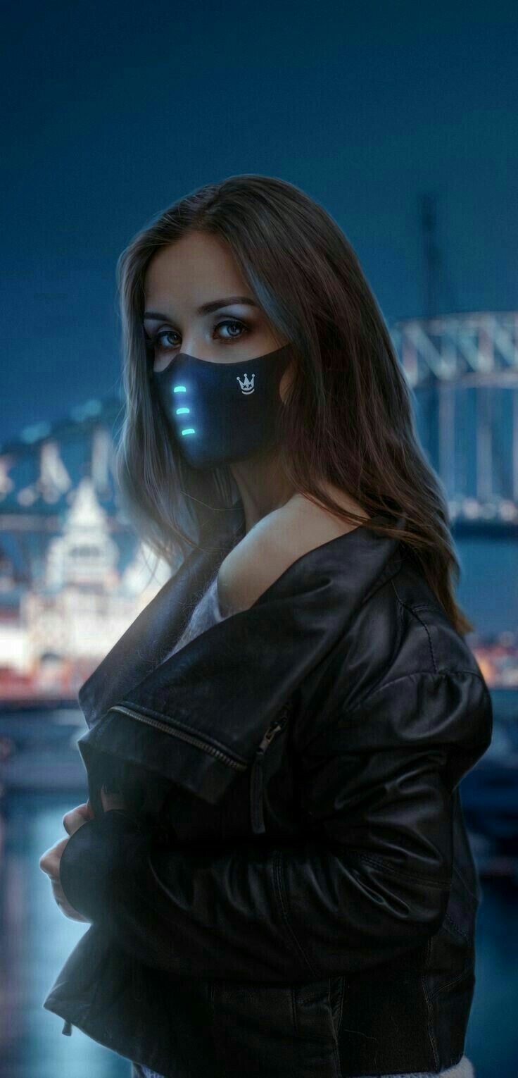 Face Mask Girls Aesthetic Photography Wallpaper For Smart Phones Home & Lock Screen. Deep Dark Wallpaper. Mask girl, Girl iphone wallpaper, Cute girl wallpaper