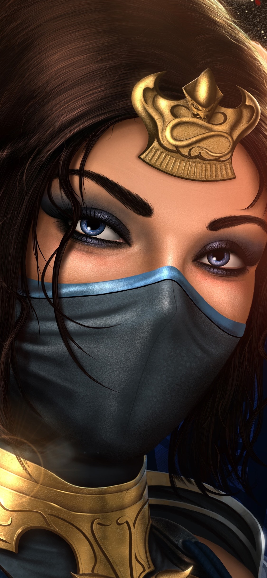 Wallpaper Mortal Kombat, girl, mask, art picture 3840x2160 UHD 4K Picture, Image