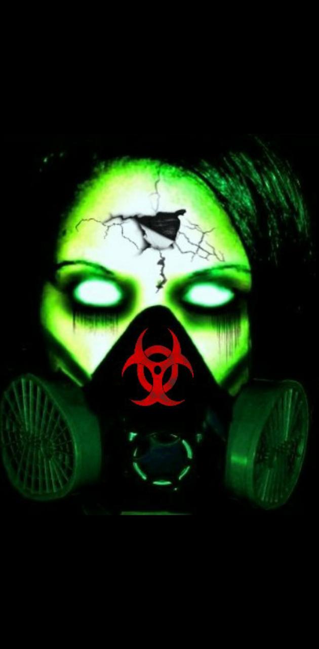 masked girl wallpaper