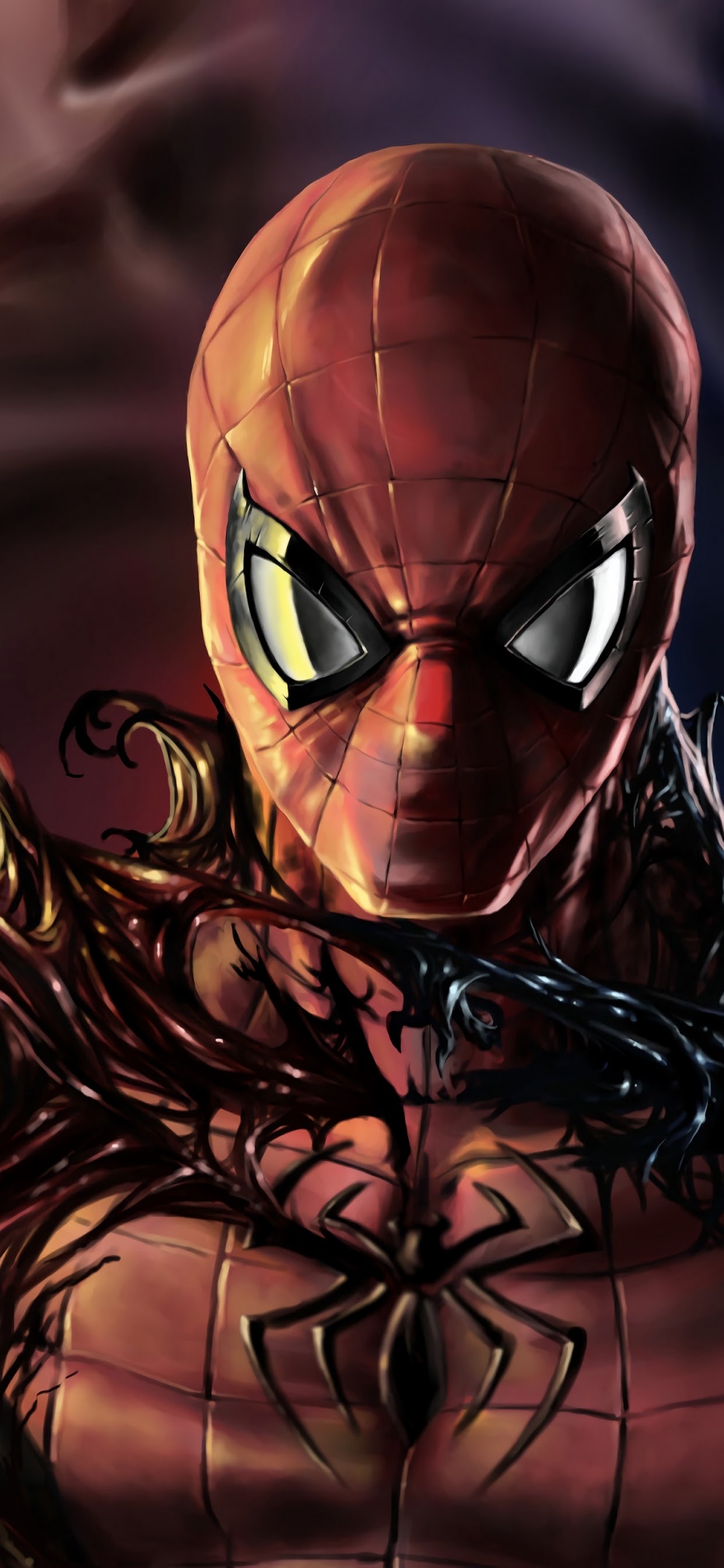 Spider Man Venom Symbiote 4K Wallpaper
