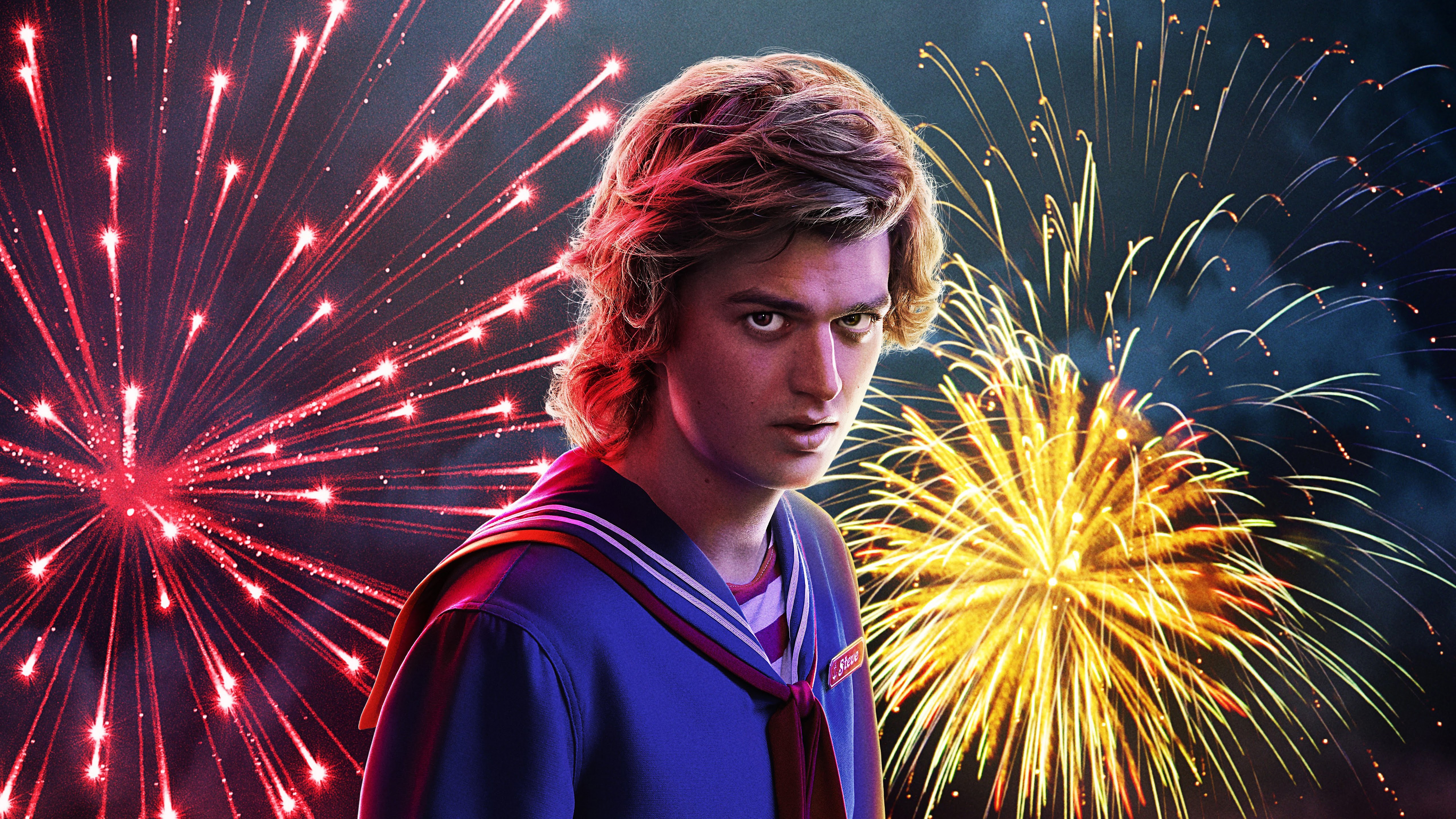 Stranger Things Season 3 Steve Harrington 8K Wallpaper
