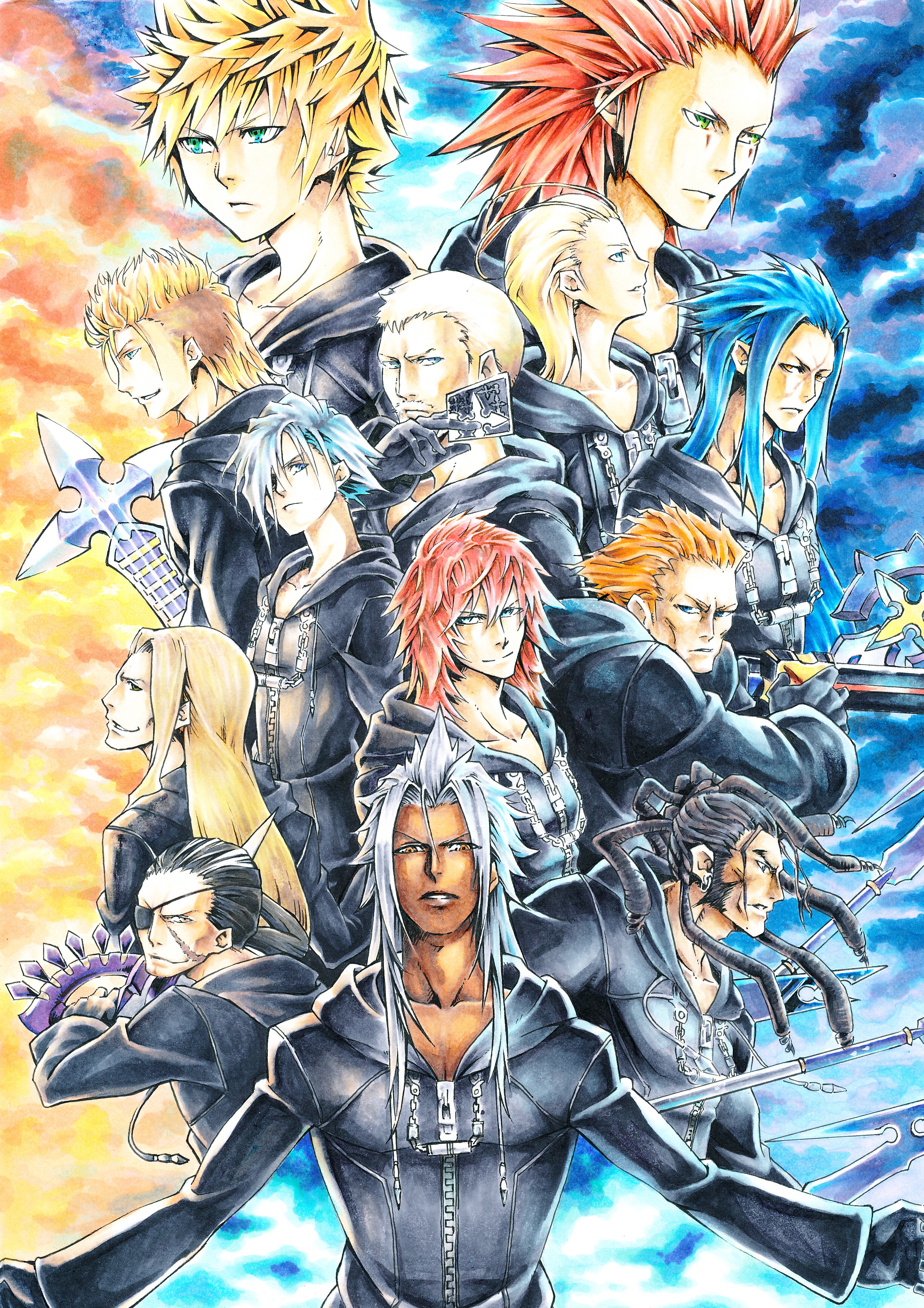 Organization XIII Hearts II Wallpaper Anime Image Board