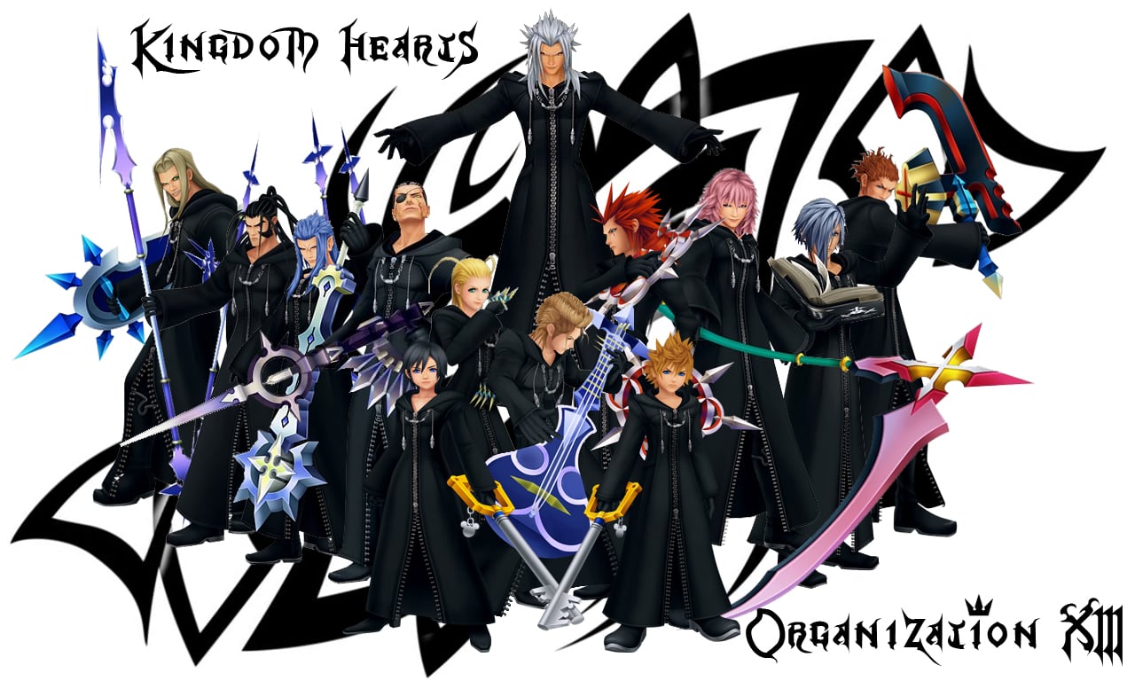 Organization XIII Hearts II Anime Image Board