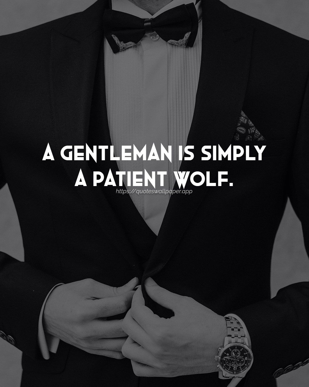 gentleman quote wallpaper