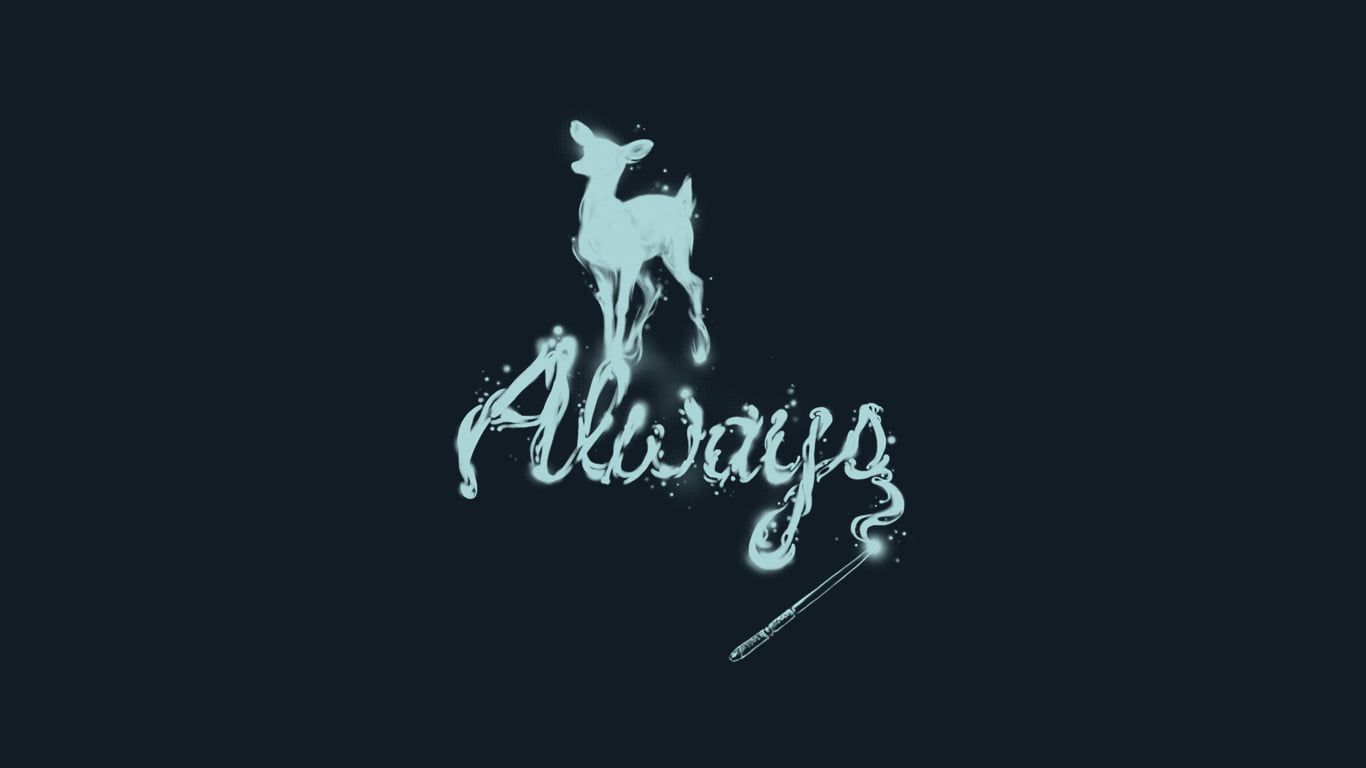 always text #minimalism #deer simple background Harry Potter P #wa. Harry potter wallpaper background, Harry potter wallpaper, Desktop wallpaper harry potter