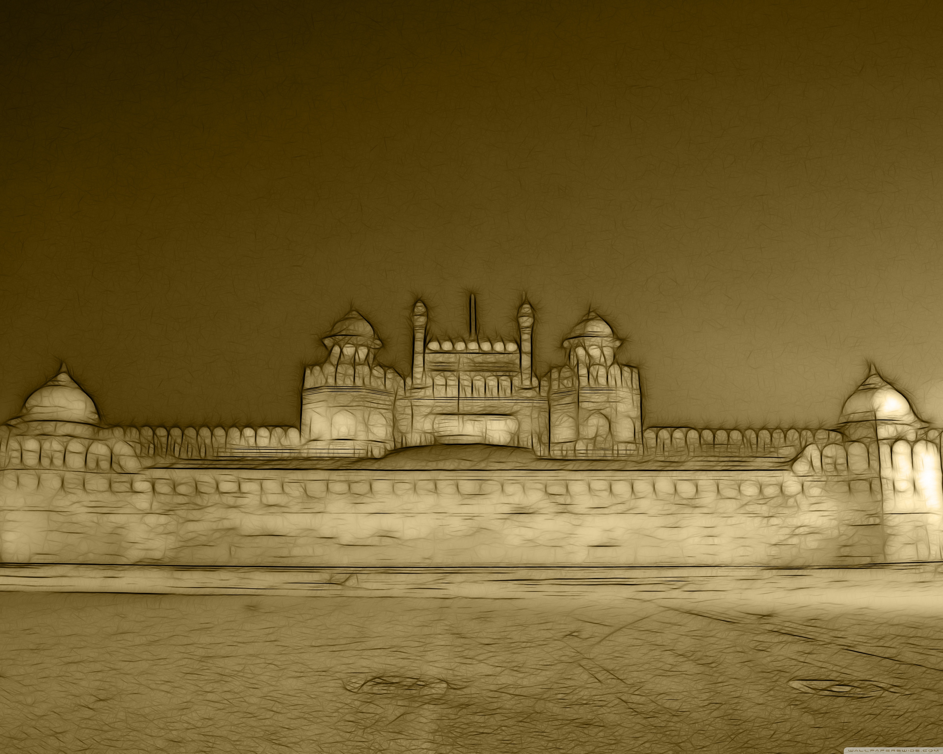 lal Qila oldy Ultra HD Desktop Background Wallpaper for 4K UHD TV, Multi Display, Dual Monitor, Tablet