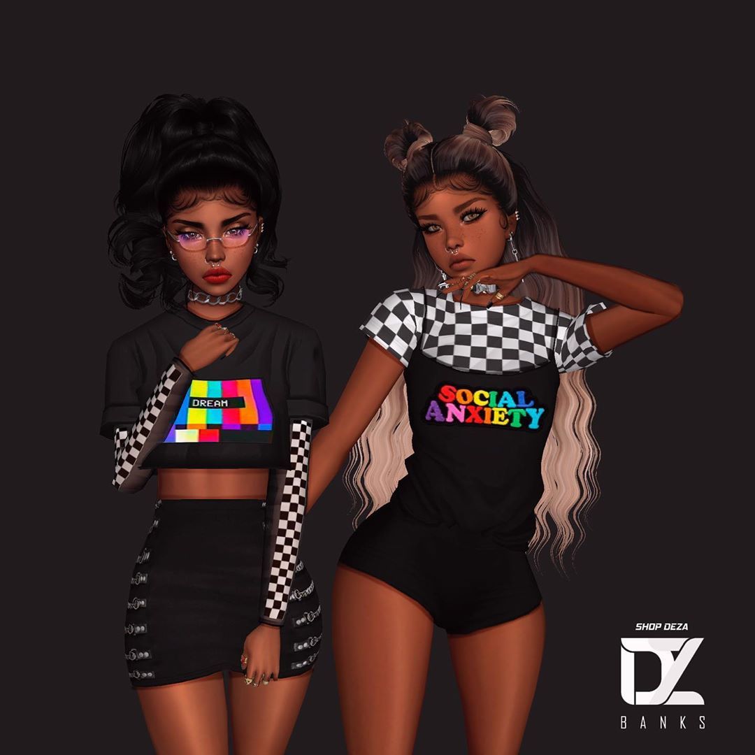 iDezzBanks på Instagram: “New Outfits! ❤️! NEW at SHOP DEZA!. .. .. .. #imvucreator #imvushop #imvuceleb #imv. New outfits, Teenage girl outfits, Virtual girl