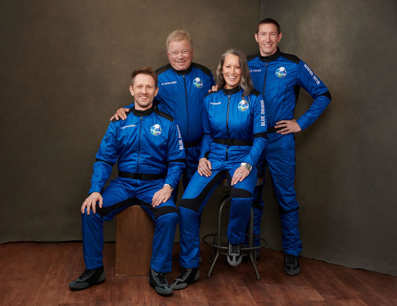 William Shatner Blue Origin Space Flight Photo