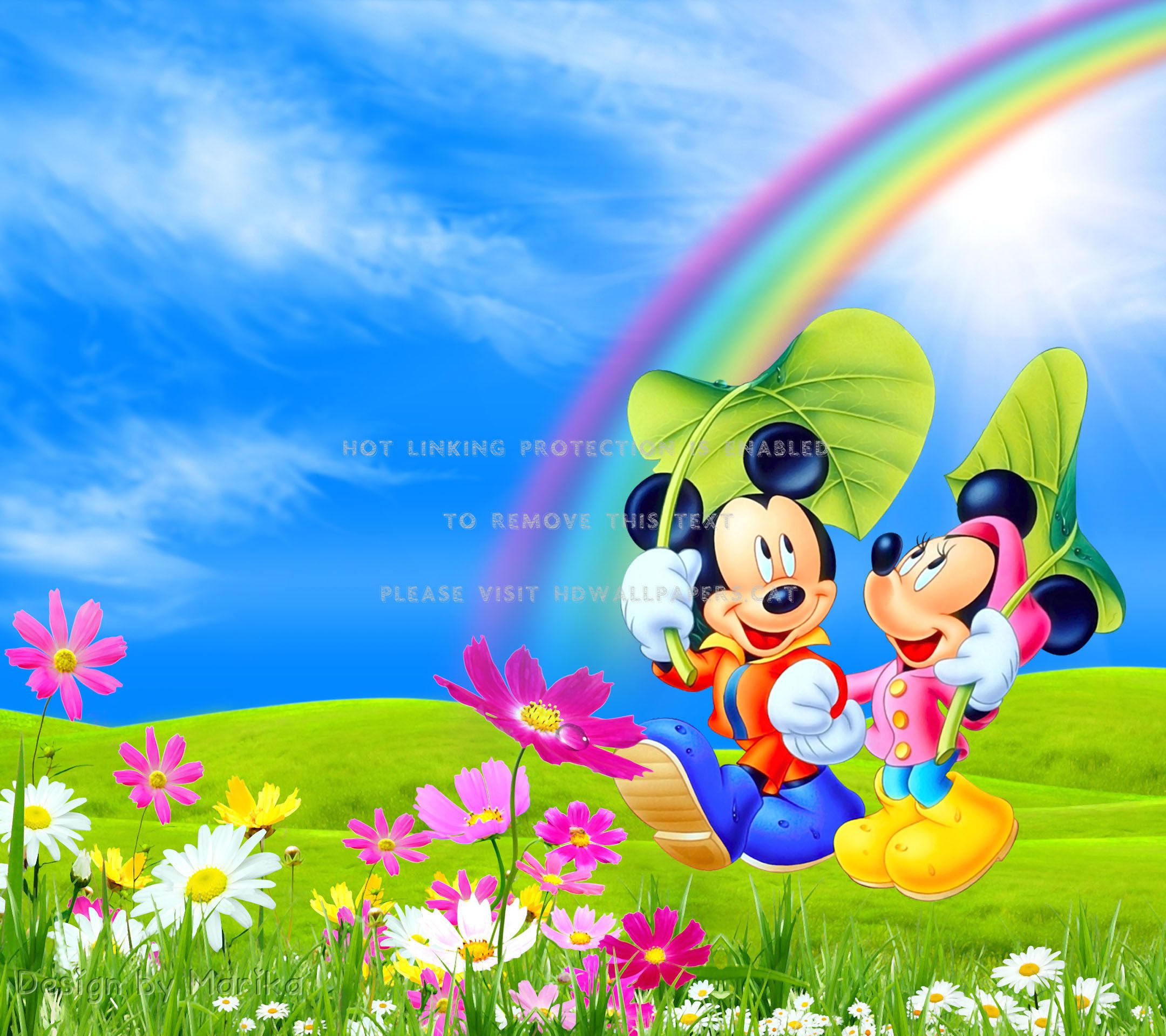 Mickey Mouse Spring Wallpaper