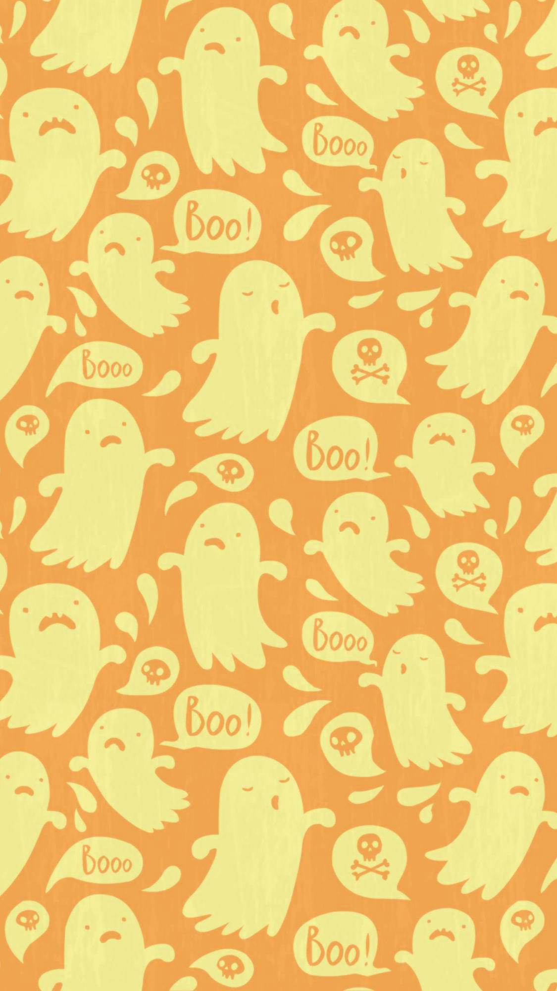 Aesthetic Orange Halloween Wallpapers Wallpaper Cave