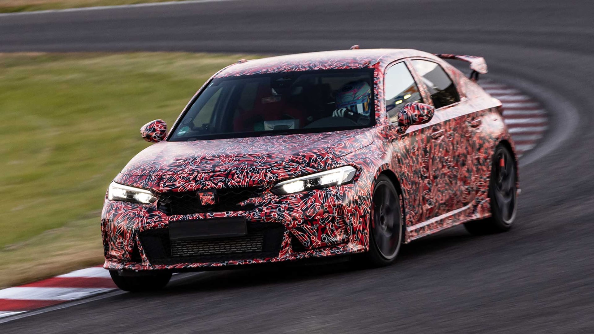 Watch the 2023 Honda Civic Type R Go For a Little Rip Around Suzuka and Set the Lap Record
