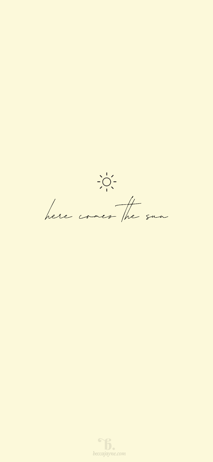 Free iPhone Wallpaper. June 2019 [ Becca Jayne ]