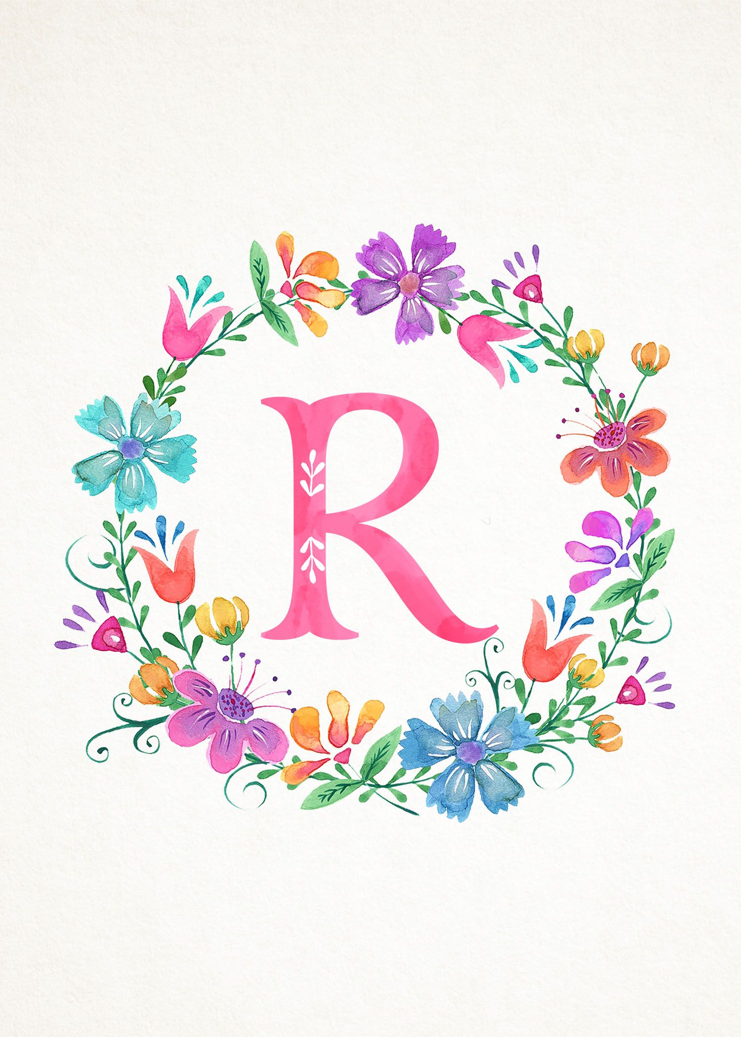 Letras com flores, Imagem floral, Wallpaper bonitos