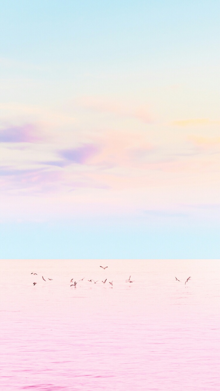 Pink Pastel Of Sea Wallpapers - Wallpaper Cave