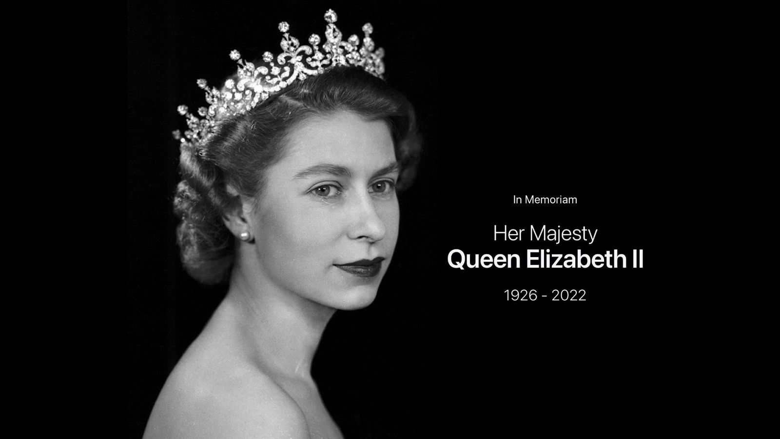Apple Honors the Life of Queen Elizabeth II With Homepage Tribute