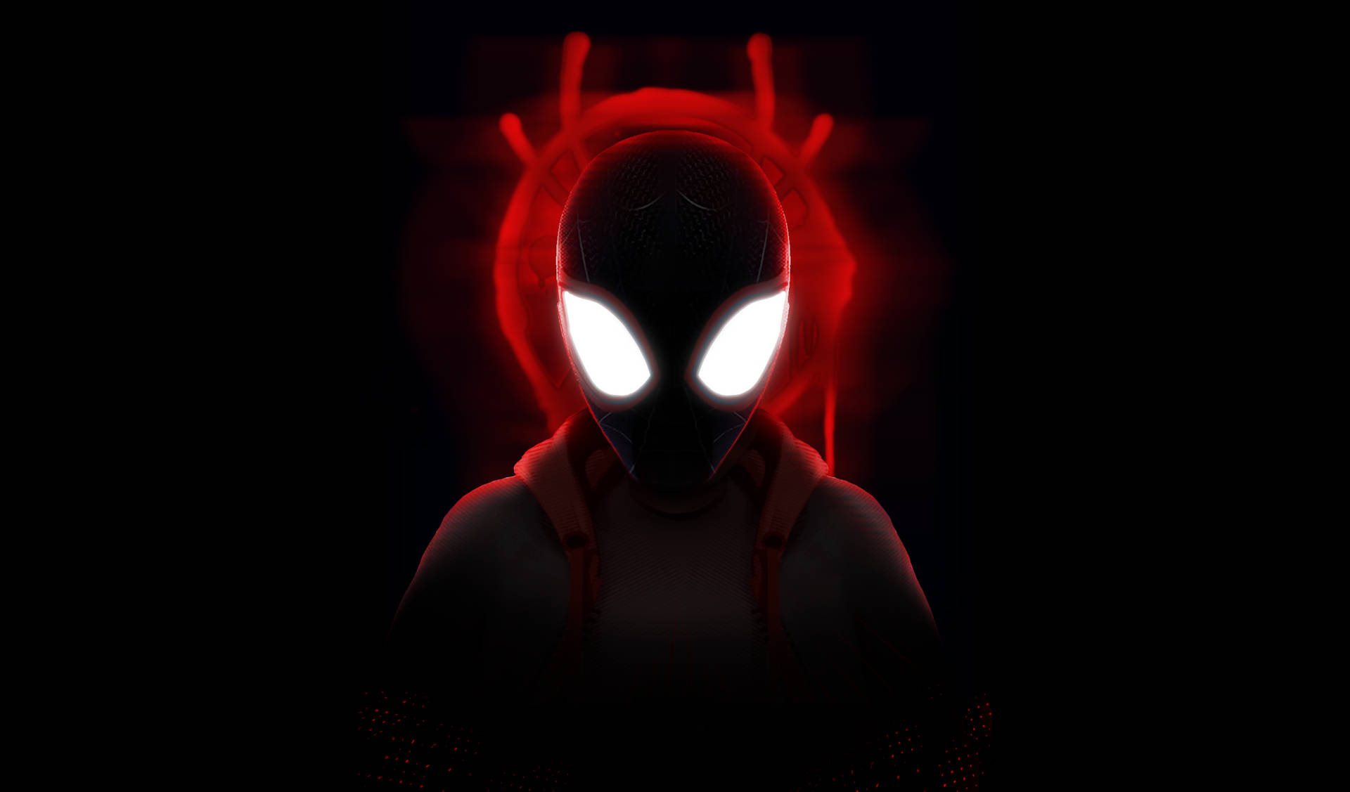 Download Red Spider Man Into The Spider Verse Poster Wallpaper