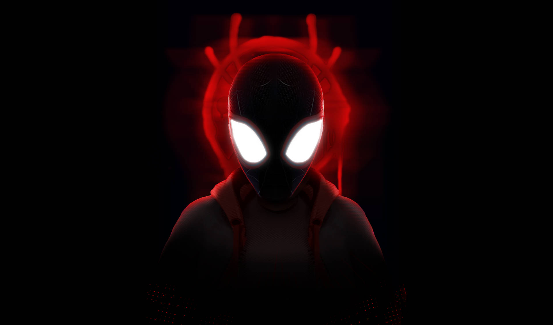 Download Red Spider Man Into The Spider Verse Poster Wallpaper