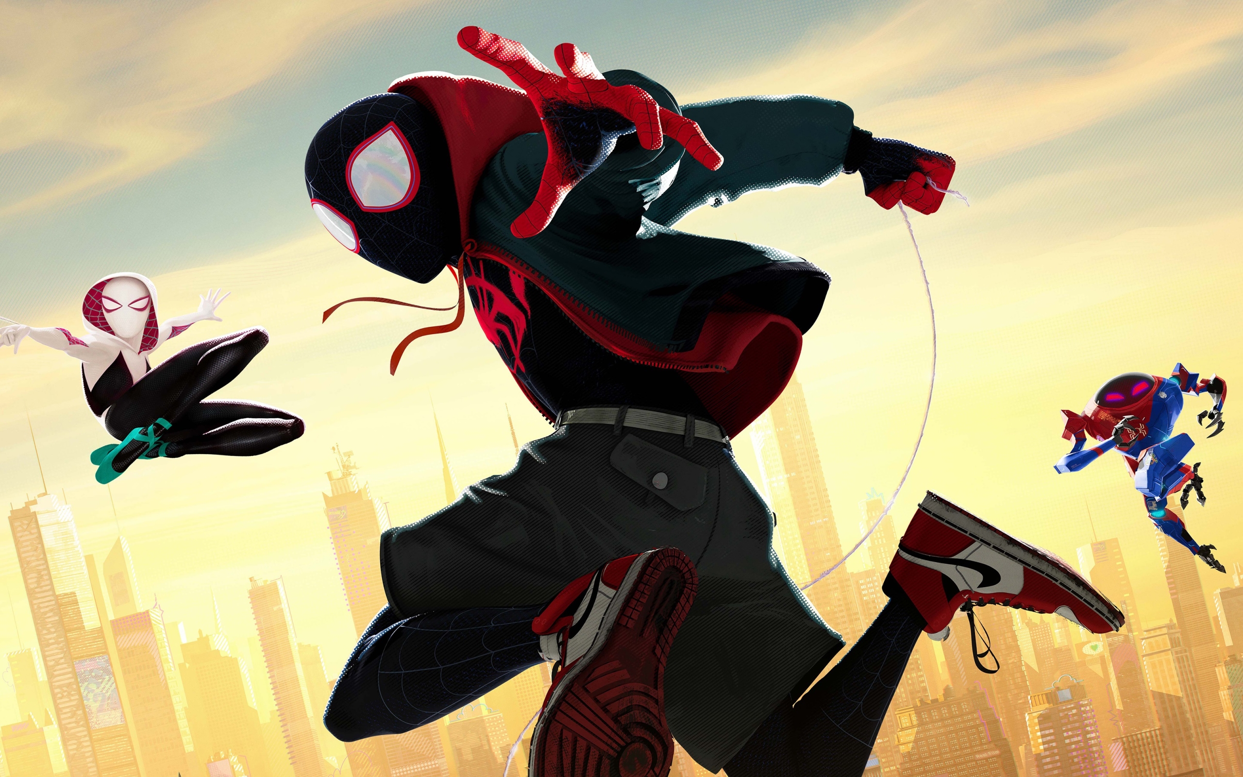 Wallpaper Movie, Spider Man, Into The Spider Verse Background