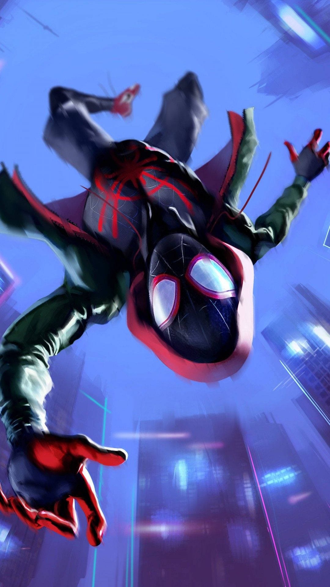 Download Miles Morales In Spider Man Into The Spider Verse Wallpaper