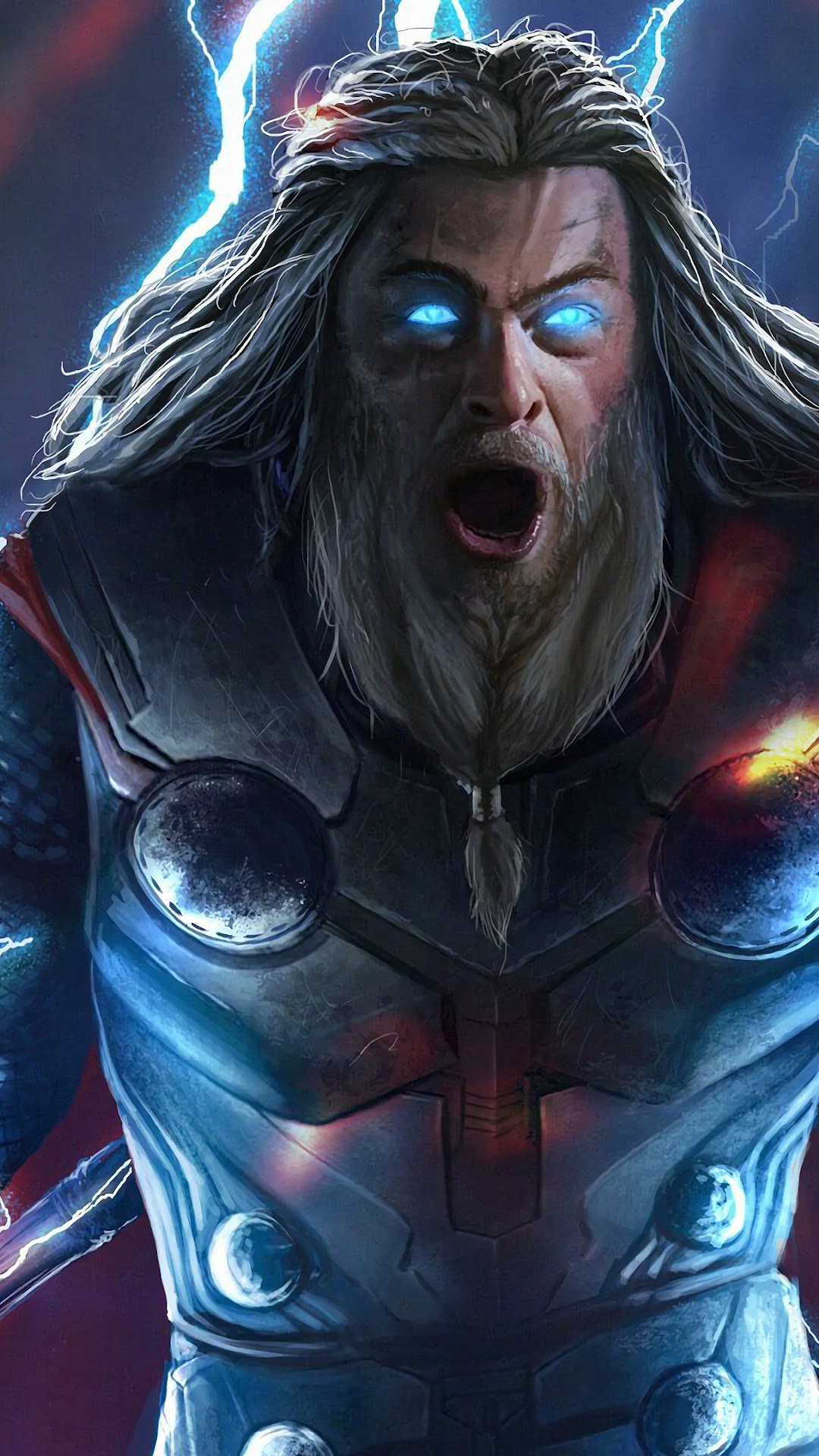 Thor Lightning Avengers Endgame 4K Wallpaper