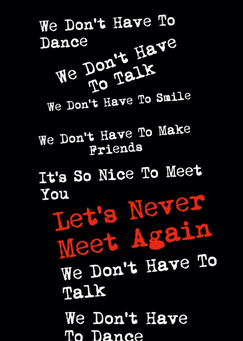 We don't have to dance Andy Black. Andy black, Andy biersack quotes, Black veil brides andy