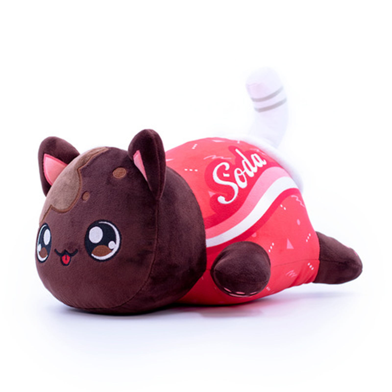 Garhelper Plush Aph Mau Stuffed Doll Soft Throw Pillow Decorations, Coke, French Fries, Burgers, Bread, Sandwiches, Cat Food, Sleeping Pillow Children Kids Birthday Present Gifts