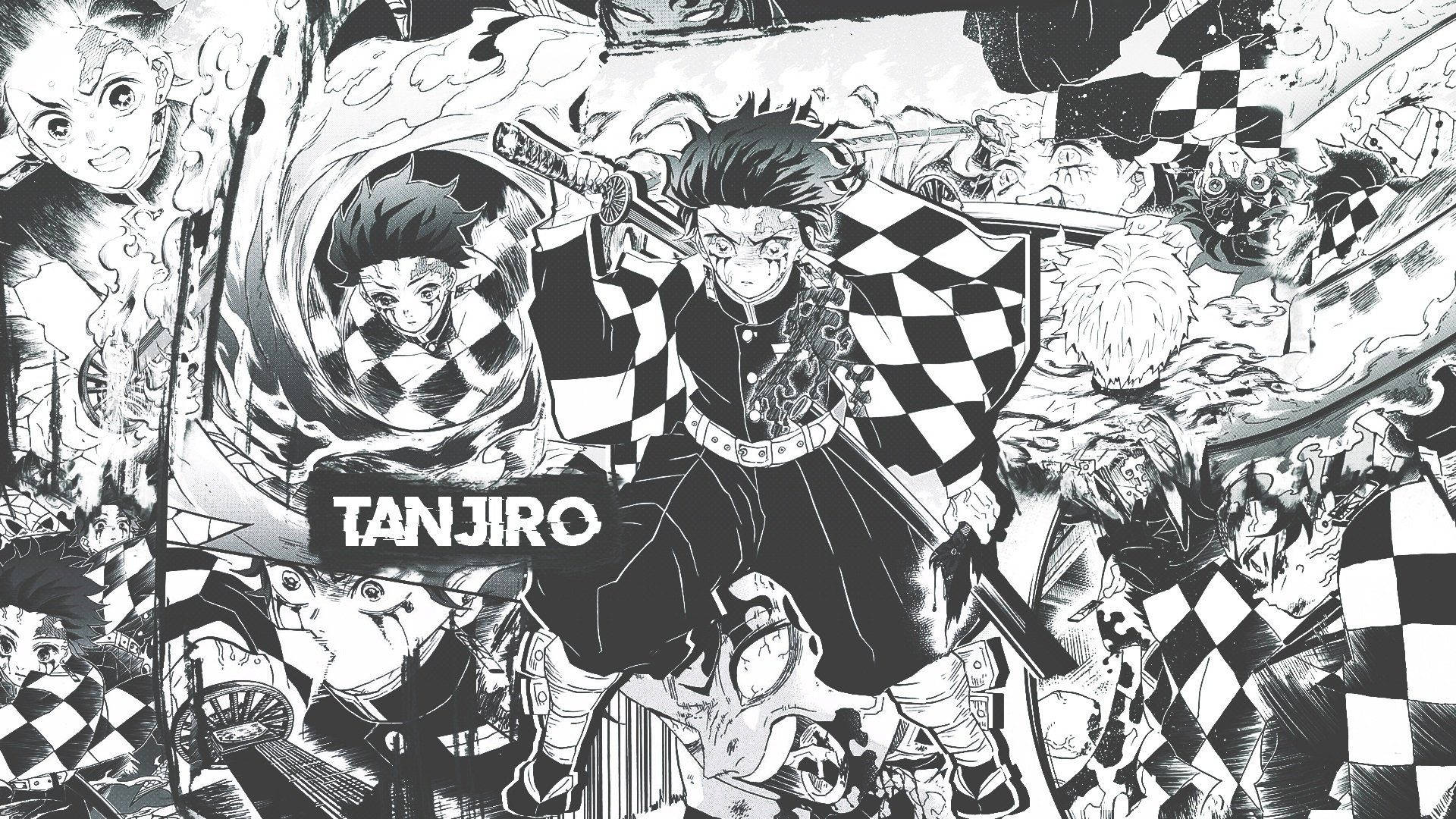 Download Faded Tanjiro Kamado Manga Wallpaper
