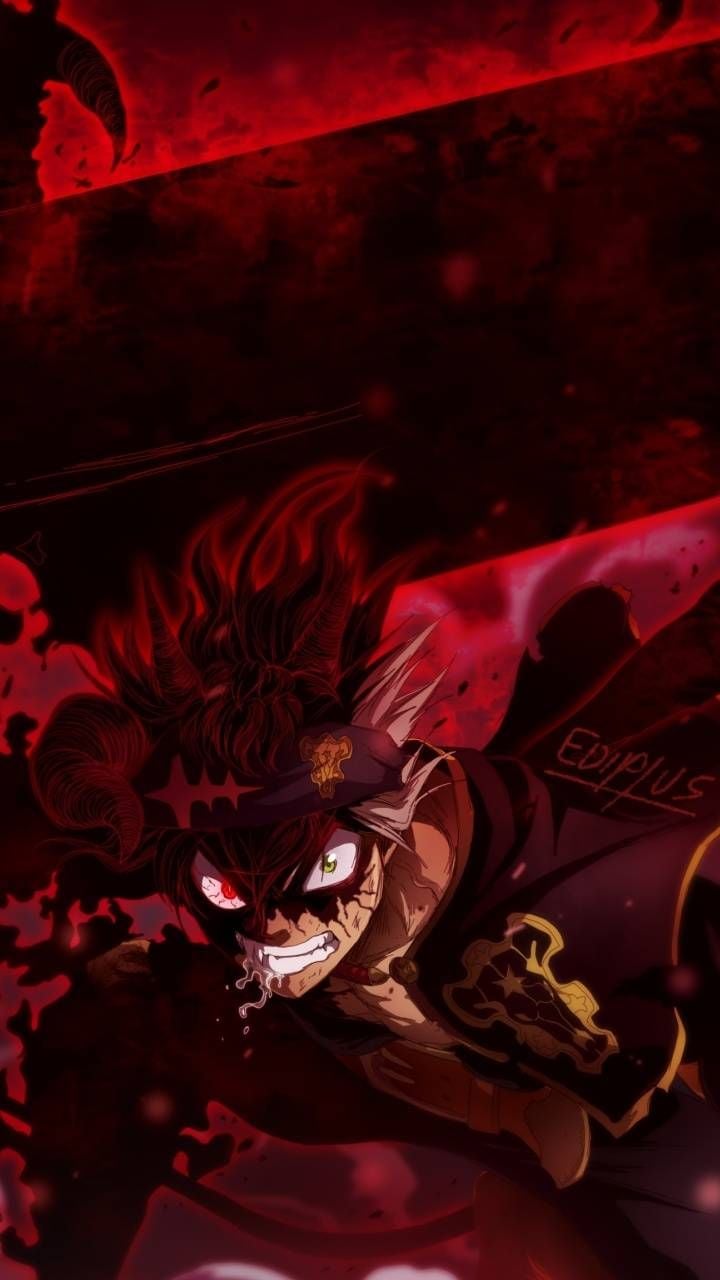 Asta demon form wallpaper by coppe11. HD anime wallpaper, Black clover anime, Anime wallpaper iphone