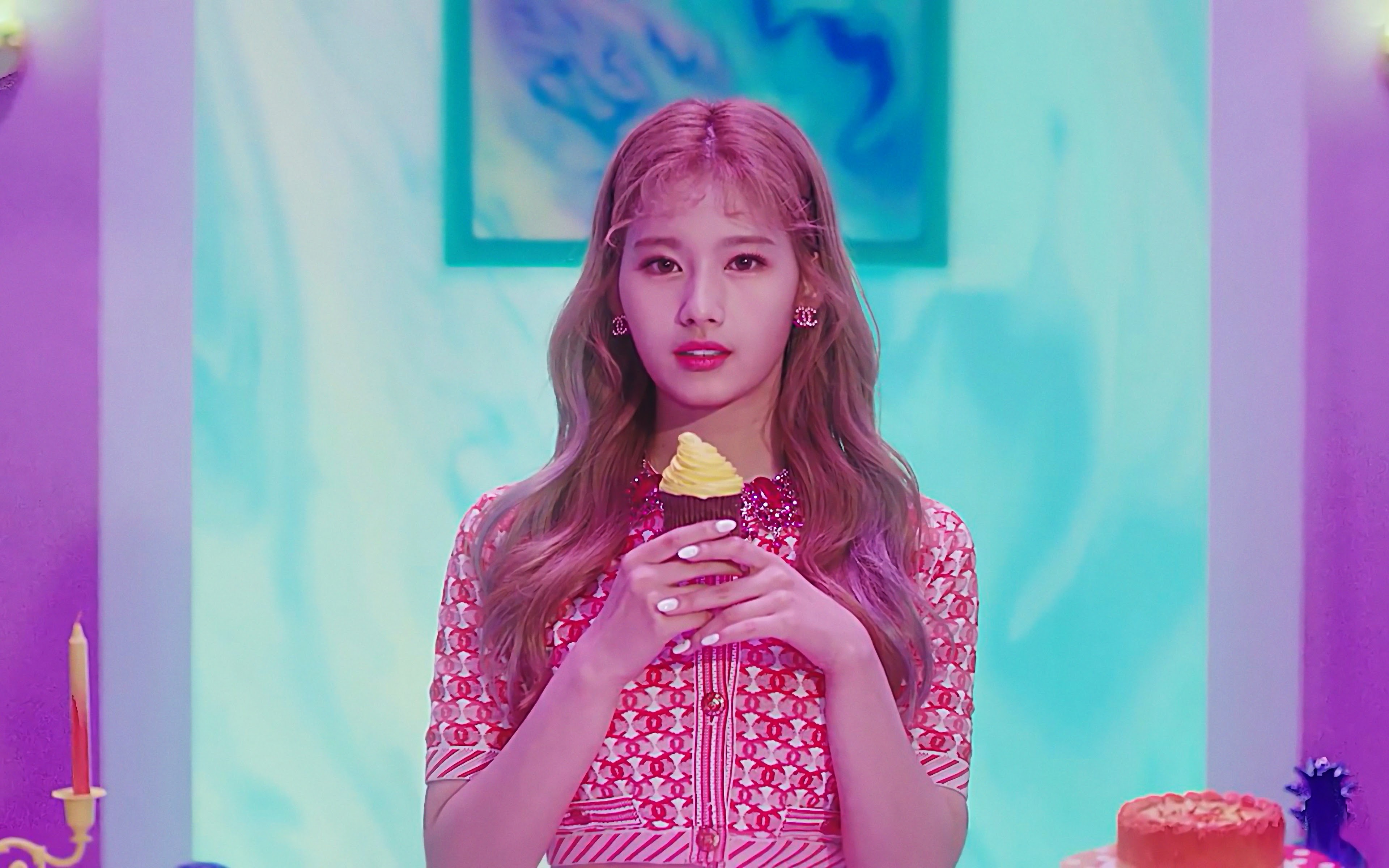 TWICE FANCY Sana 4K Wallpaper