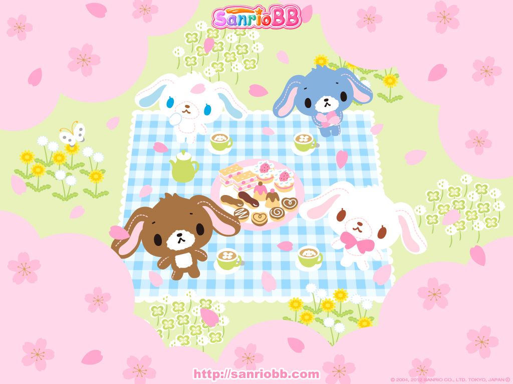 Sanrio ♥ bunnies ♥ うさぎキャラクター. Sanrio wallpaper, Sanrio hello kitty, Bunny wallpaper