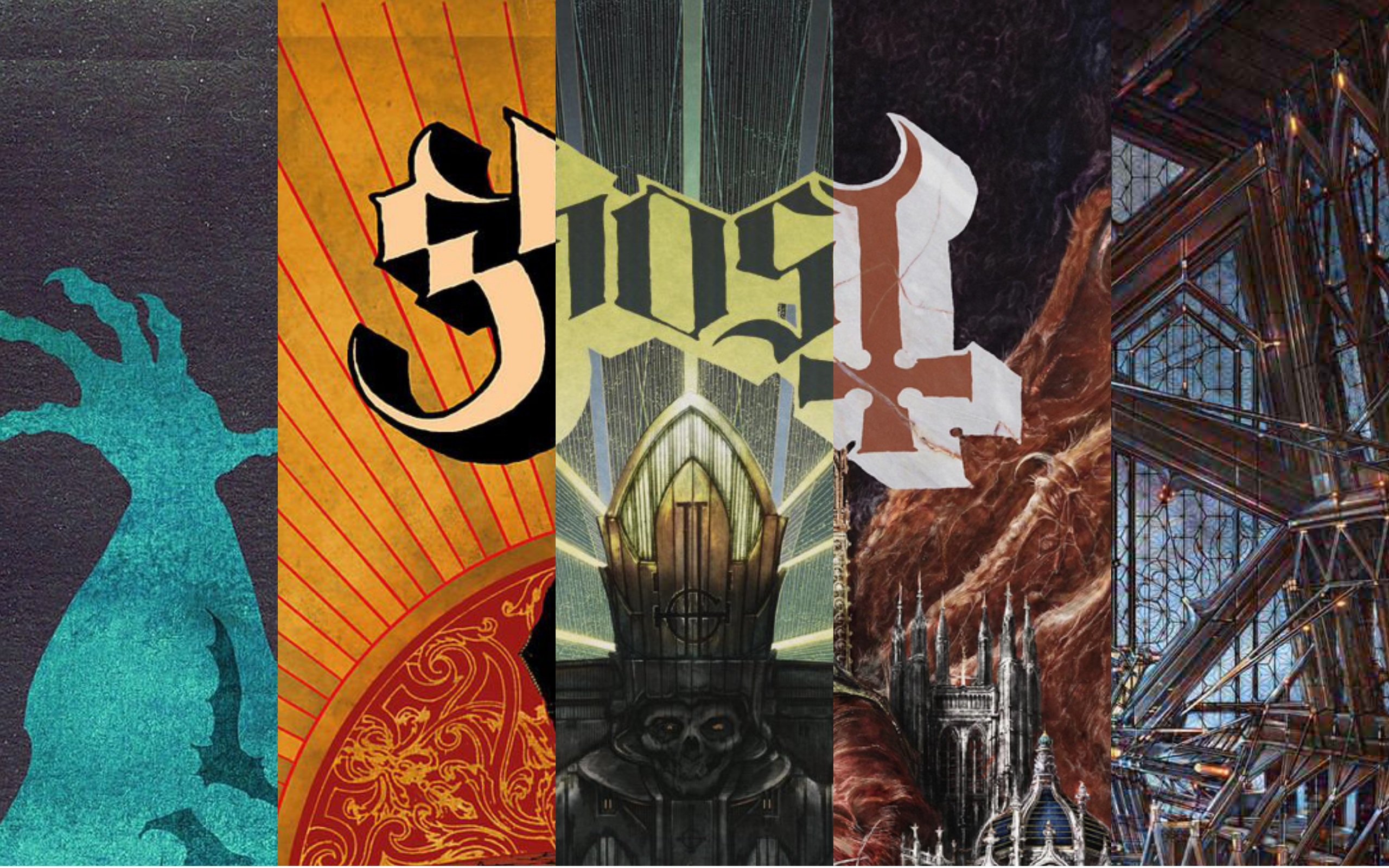 Ghost album cover wallpaper I made